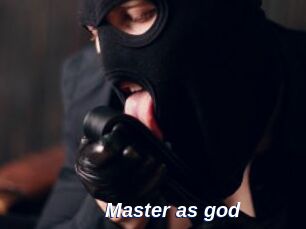 Master_as_god