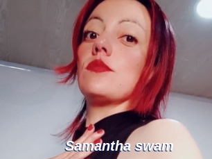 Samantha_swam